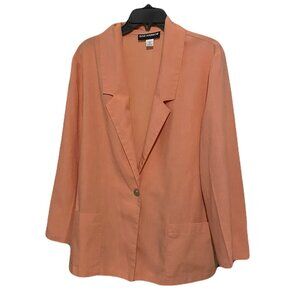 Sag Harbor Women's Peach Dress Jacket 16